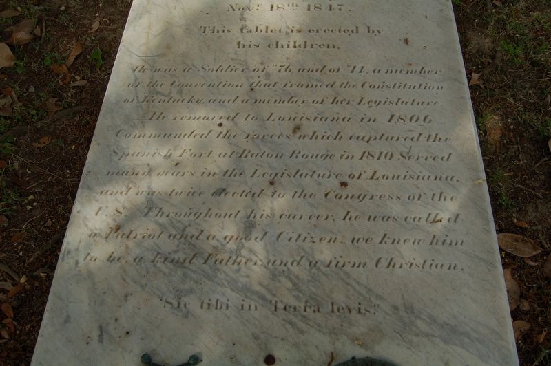 Genl. Philemon Thomas Marker image. Click for full size.