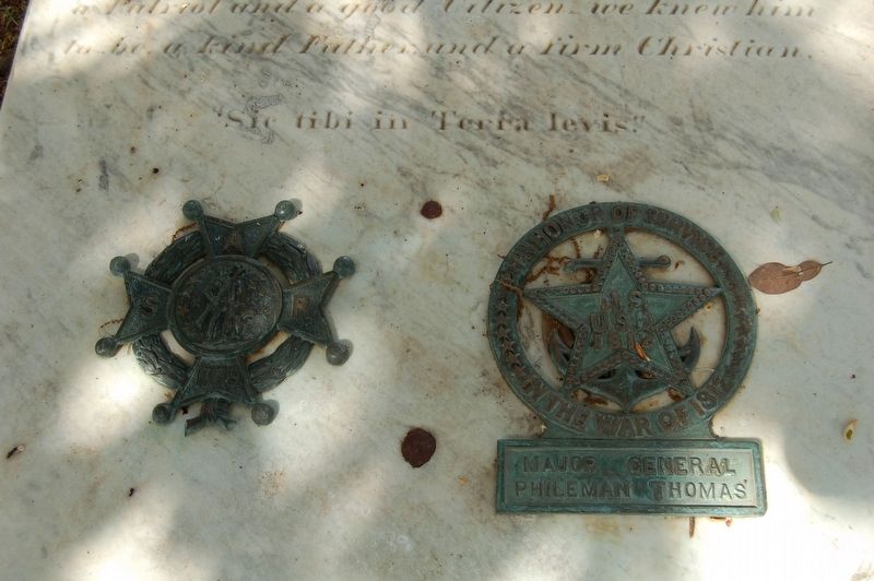 Genl. Philemon Thomas Marker image. Click for full size.