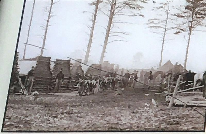 Marker detail:18th Pennsylvania Cavalry camp near Brandy Station. image. Click for full size.