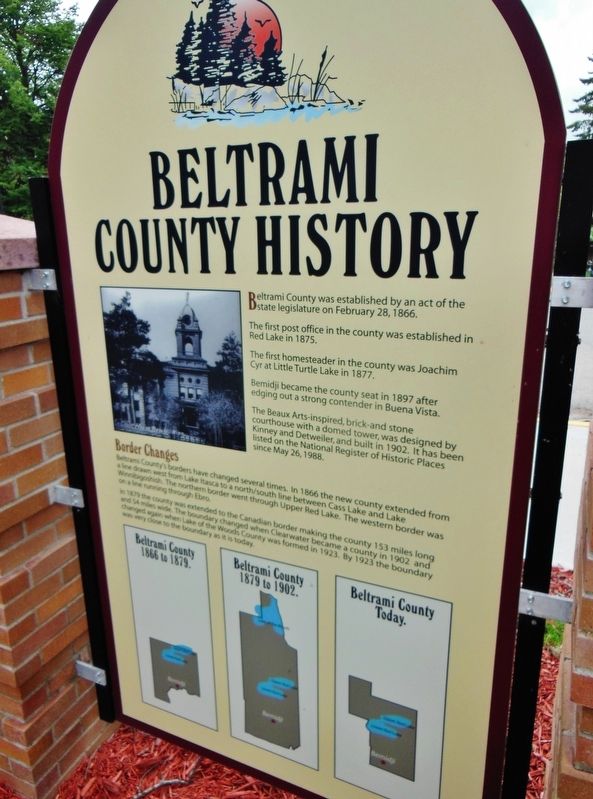 Beltrami County History Marker image. Click for full size.