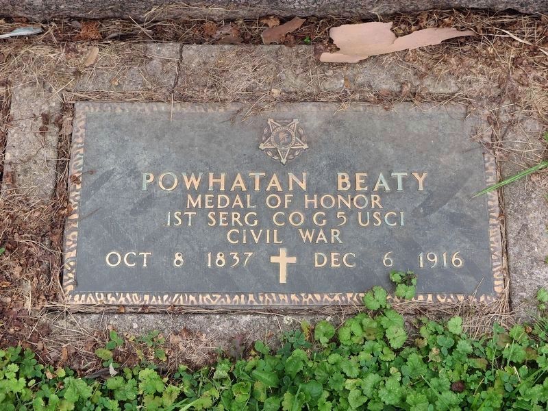 Powhatan Beaty Bronze Marker image. Click for full size.