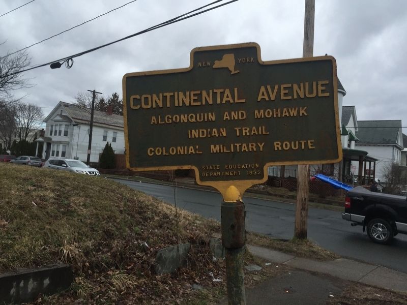 Continental Avenue Marker. Click for full size. Continental Avenue Marker image. Click for full size.