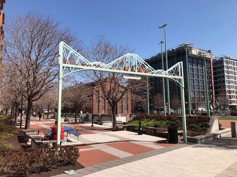 Cantilever Bridge Statue. Click for full size. Cantilever Bridge Statue image. Click for full size.