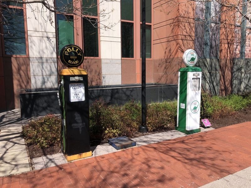 Three Gas Pumps Marker. Click for full size. Three Gas Pumps Marker image. Click for full size.