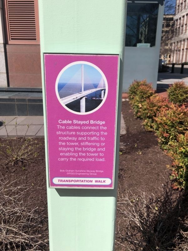 Cable Stayed Bridge Marker image. Click for full size.