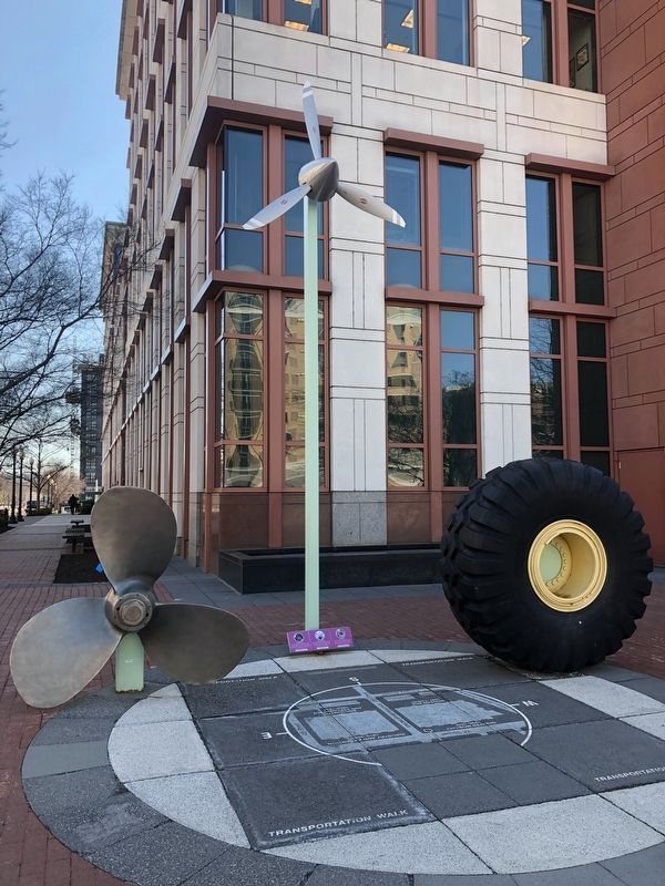 Ship's Propeller, Airplane Propeller, Truck Wheel Display image. Click for full size.