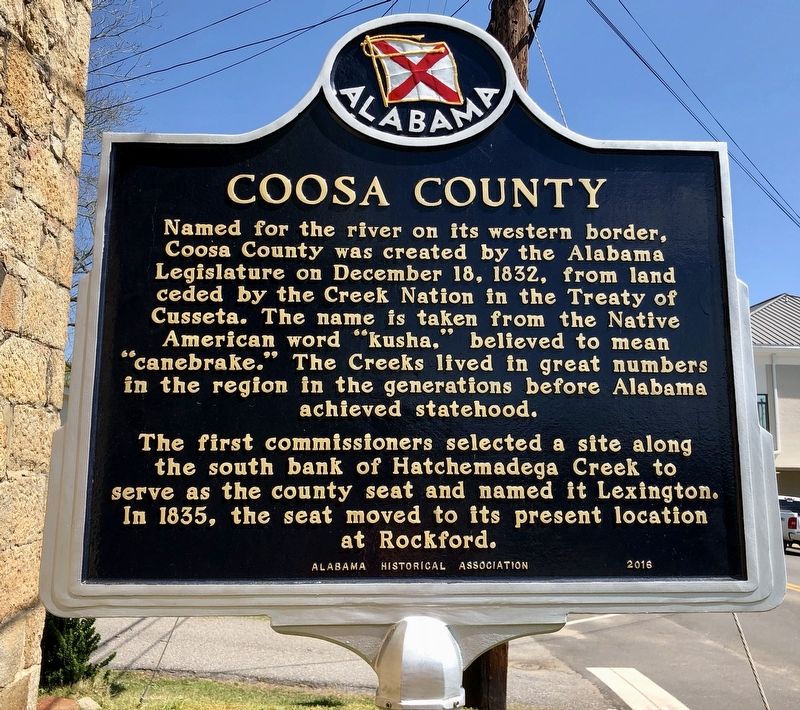 Coosa County Marker image. Click for full size.