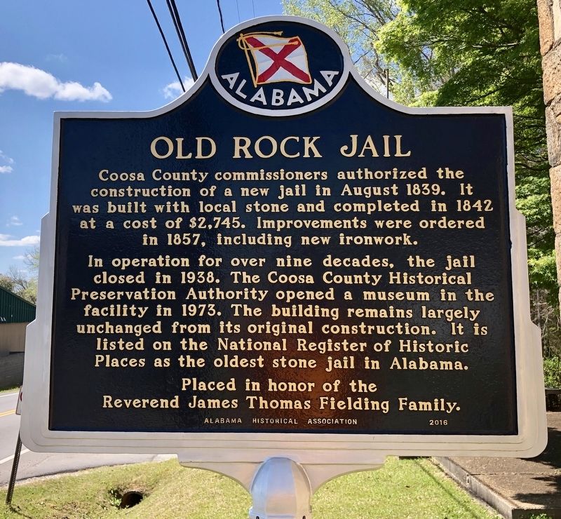 Old Rock Jail Marker image. Click for full size.
