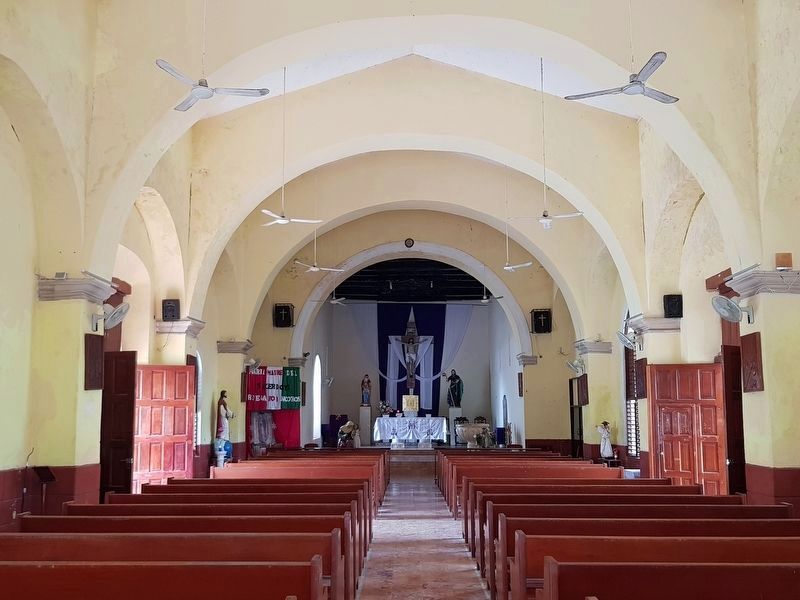 The interior of the Church of San Joaquín image. Click for full size.