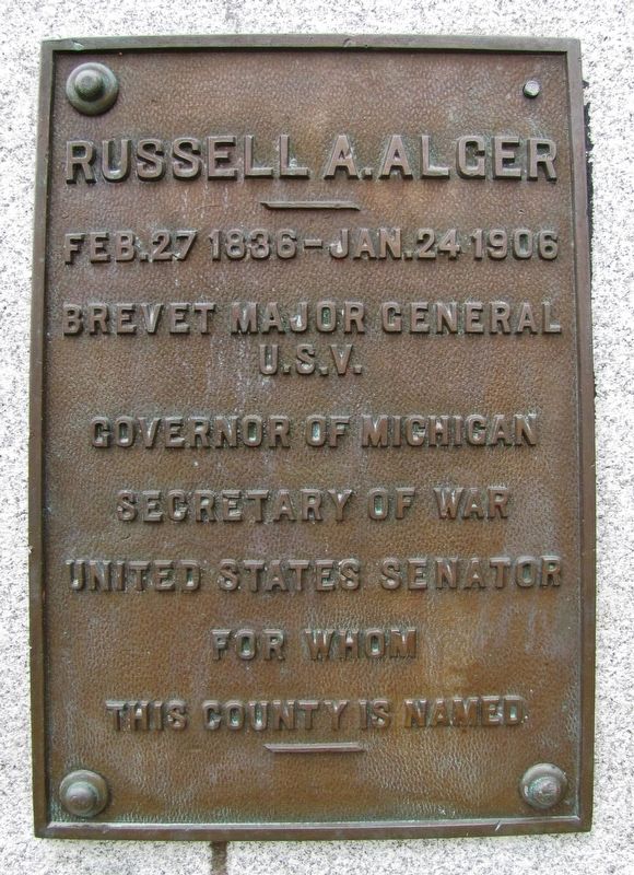Russell A. Alger Marker image. Click for full size.