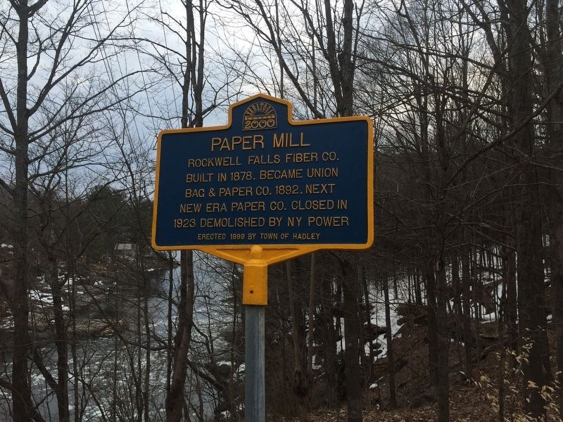 Paper Mill Marker. Click for full size. Paper Mill Marker image. Click for full size.