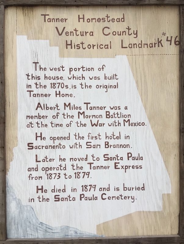 Tanner Homestead Marker image. Click for full size.