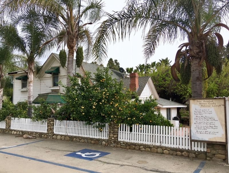 Tanner Homestead and Marker image. Click for full size.