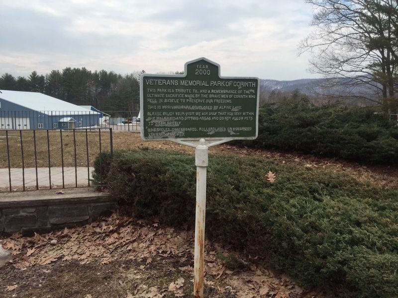Veterans Memorial Park of Corinth image. Click for full size.