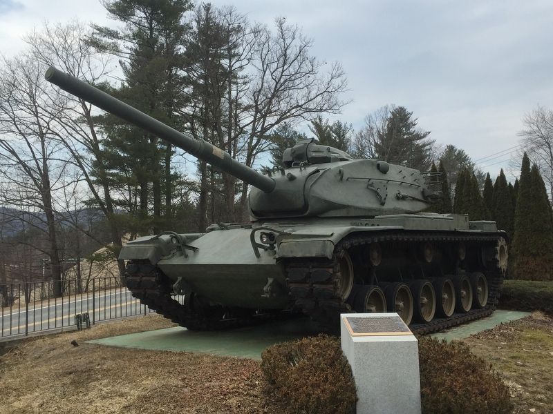 M60 Tank at Memorial image. Click for full size.
