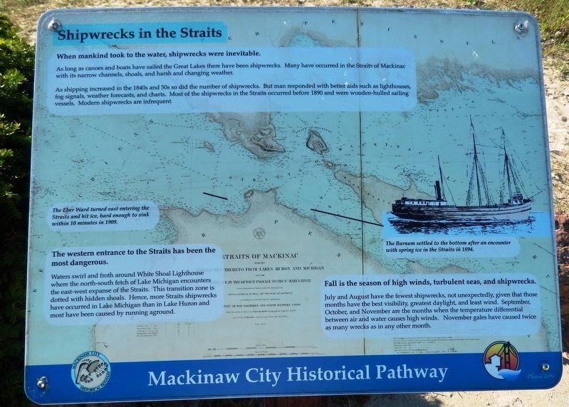 Shipwrecks in the Straits Marker image. Click for full size.