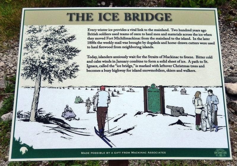 The Ice Bridge Marker image. Click for full size.