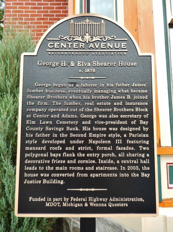 George H. & Elva Shearer House Marker image. Click for full size.