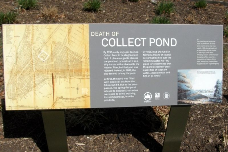 Death of the Collect Pond Marker image. Click for full size.