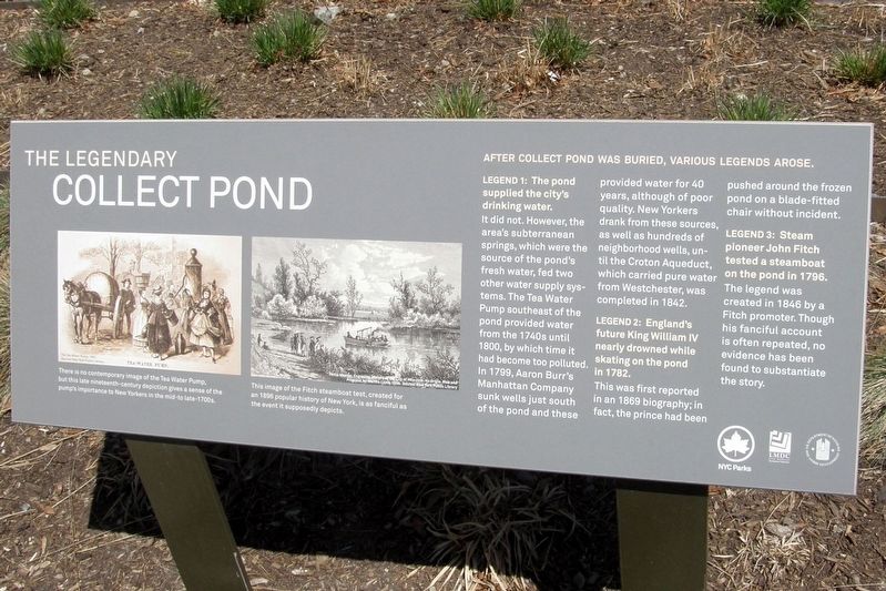 The Legendary Collect Pond Marker image. Click for full size.