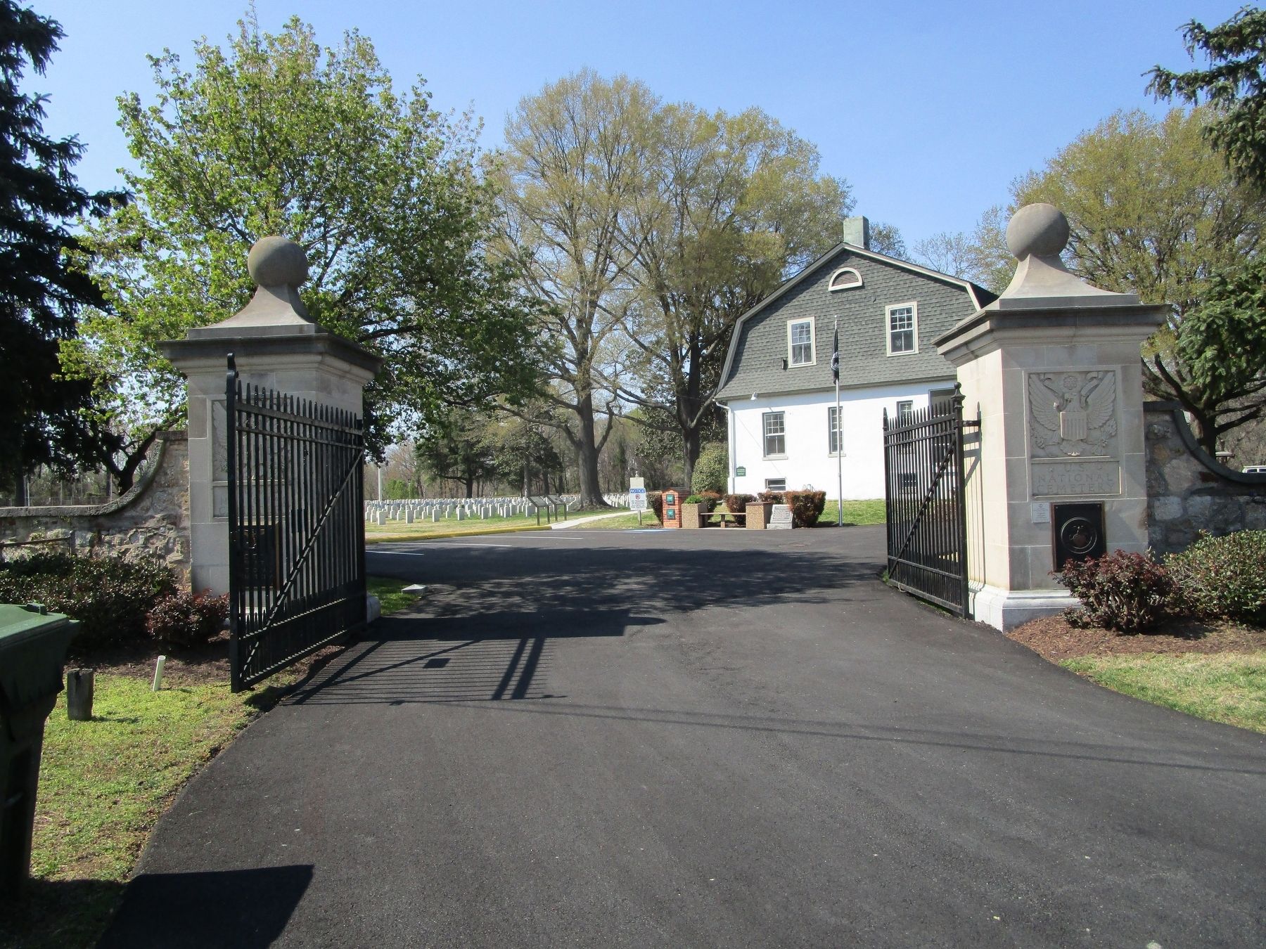City Point National Cemetery Entrance. Click for full size. City Point National Cemetery Entrance image. Click for full size.