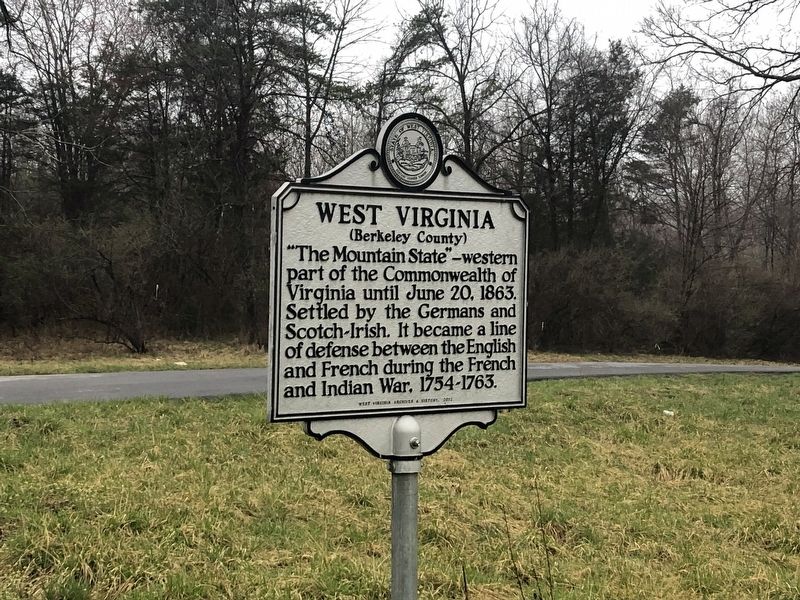 West Virginia Marker. Click for full size. West Virginia Marker image. Click for full size.