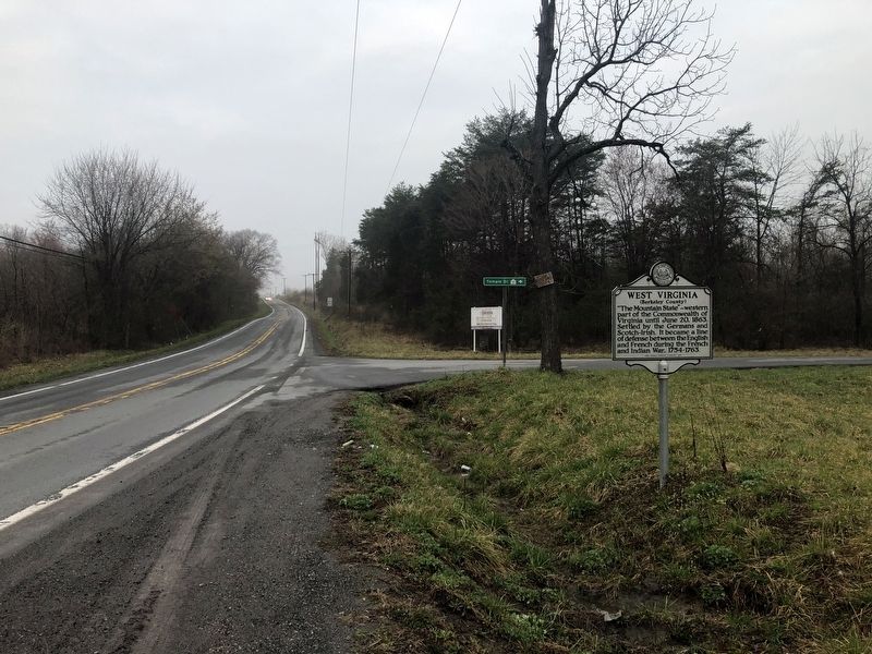 West Virginia Marker. Click for full size. West Virginia Marker image. Click for full size.