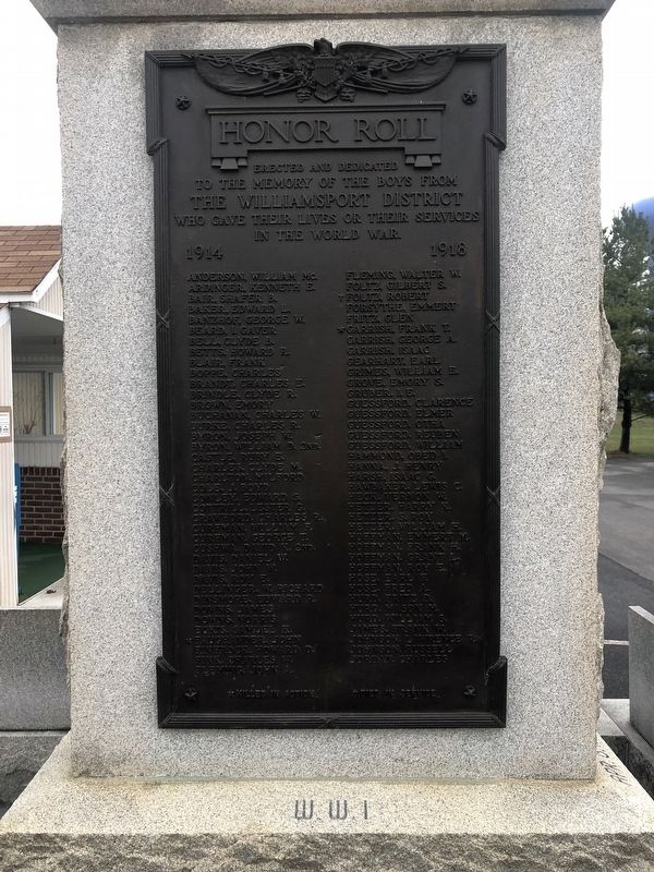 Honor Roll Marker [Left side] image. Click for full size.