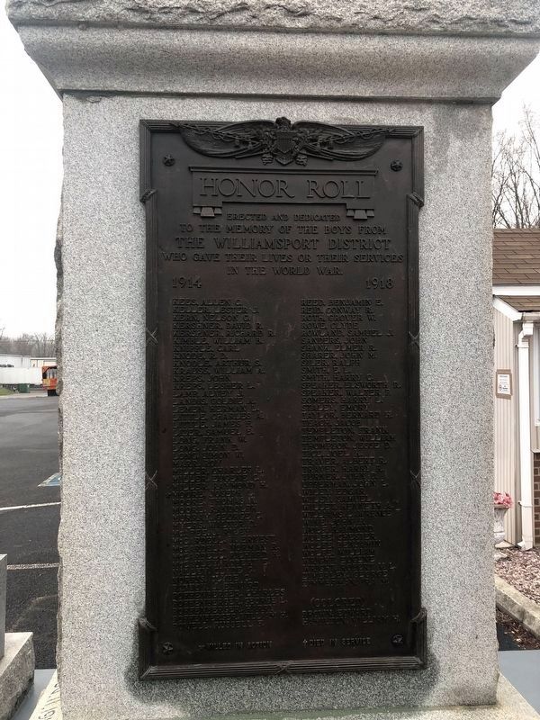 Honor Roll Marker [Right side] image. Click for full size.