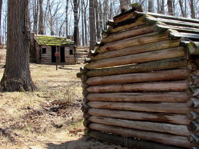 Officers Hut [Replica] Marker image. Click for full size.
