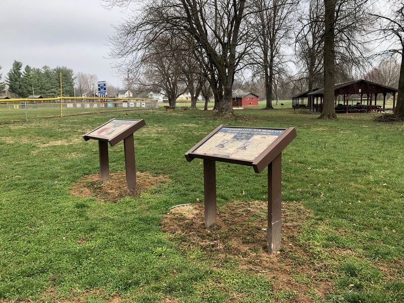 The Union Advance to Gettysburg Marker. Click for full size. The Union Advance to Gettysburg Marker image. Click for full size.