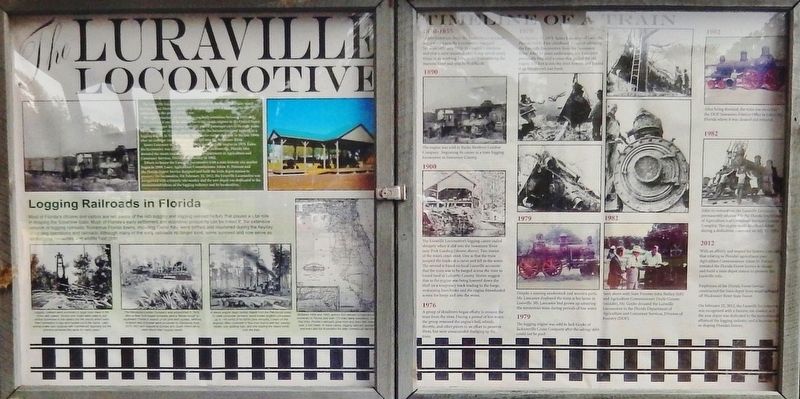 The Luraville Locomotive Marker image. Click for full size.