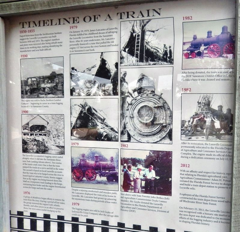The Luraville Locomotive Marker (<i>right panel</i>)<br>&bull; Timeline of a Train &bull; image. Click for full size.