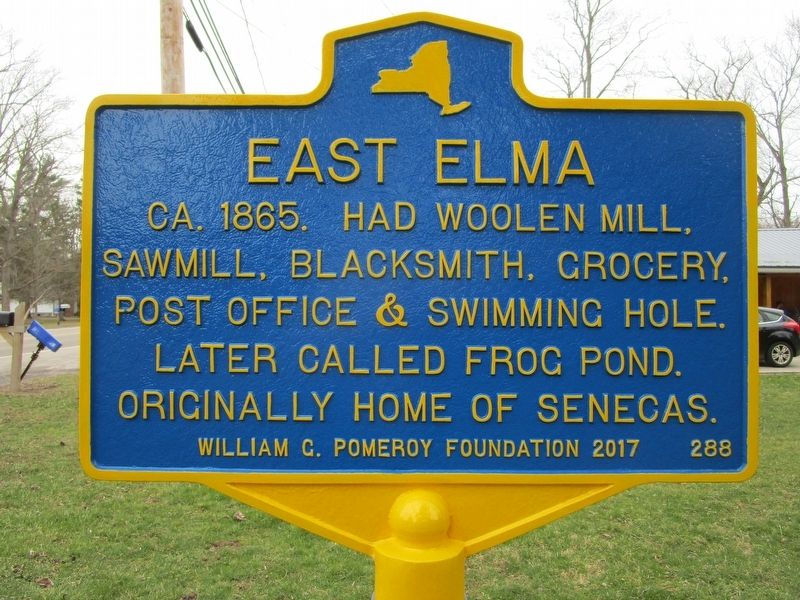 East Elma Marker image. Click for full size.