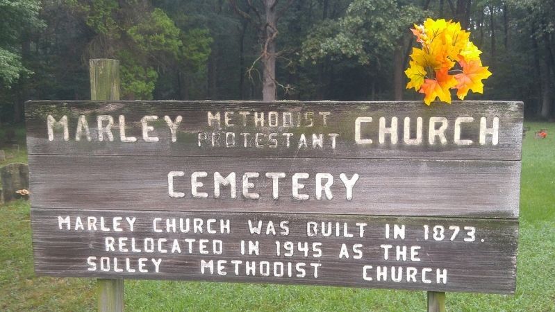 Marley Church Cemetery Marker image. Click for full size.