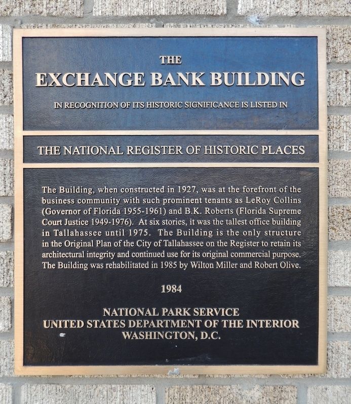 Exchange Bank Building Marker image. Click for full size.