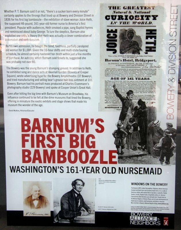Barnam's First Big Bamboozle Marker image. Click for full size.