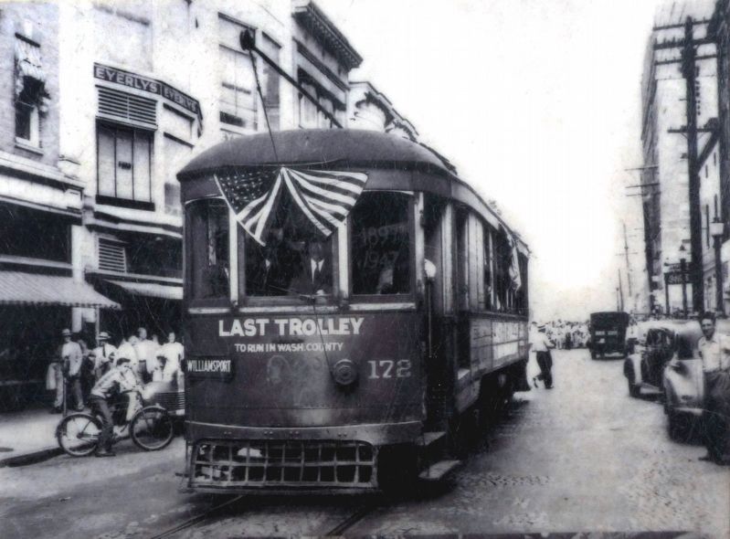 The Last Trolley To Run in Washington County image. Click for full size.
