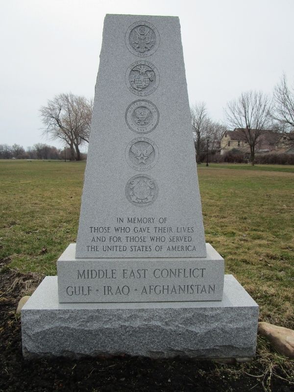 Middle East Conflict Memorial. Click for full size. Middle East Conflict Memorial image. Click for full size.