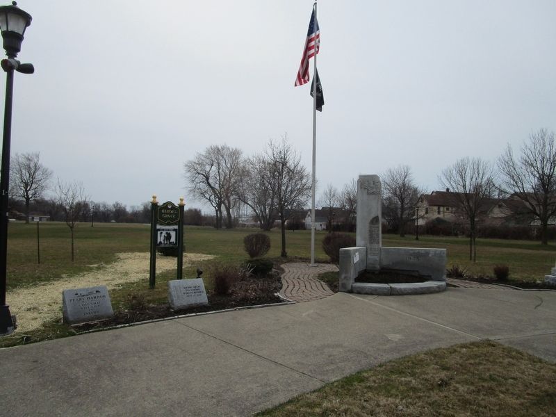 E. Clinton Community WWII Memorial. Click for full size. E. Clinton Community WWII Memorial image. Click for full size.