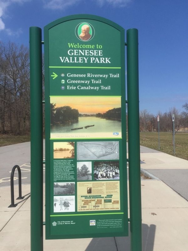 Welcome to Genesee Valley Park Marker image. Click for full size.