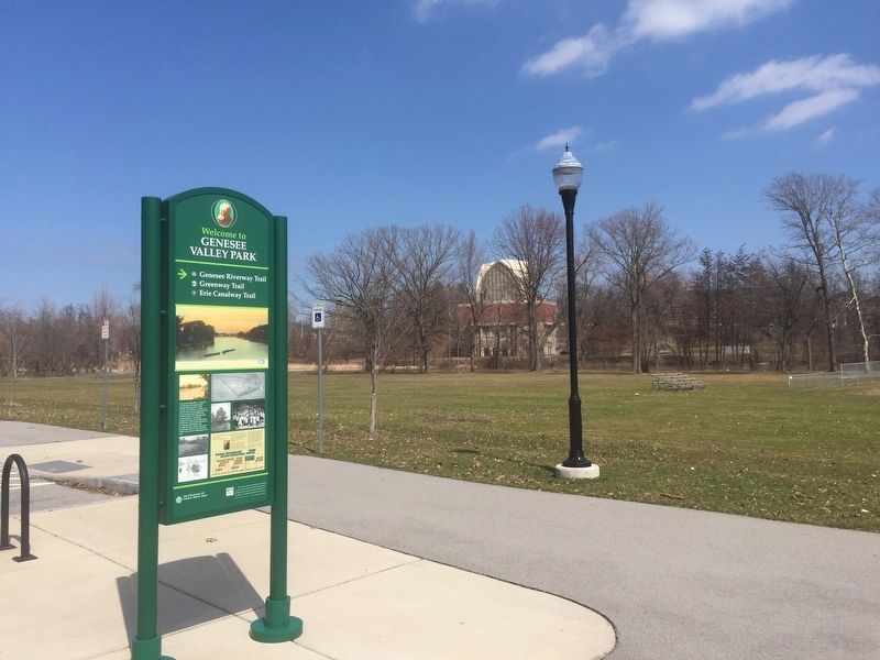 Welcome to Genesee Valley Park Marker image. Click for full size.