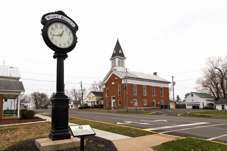 Webb C. Ball Street Clock and Marker. Click for full size. Webb C. Ball Street Clock and Marker image. Click for full size.