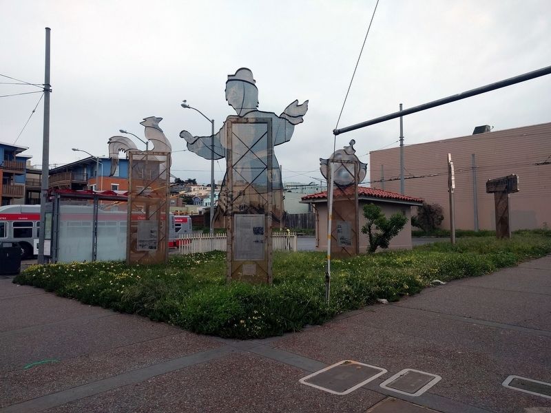 Playland-at-the-Beach markers. Click for full size. Playland-at-the-Beach markers image. Click for full size.