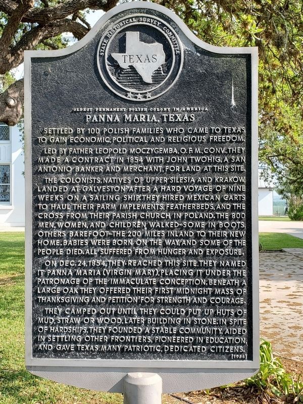 Panna Maria, Texas Marker image. Click for full size.