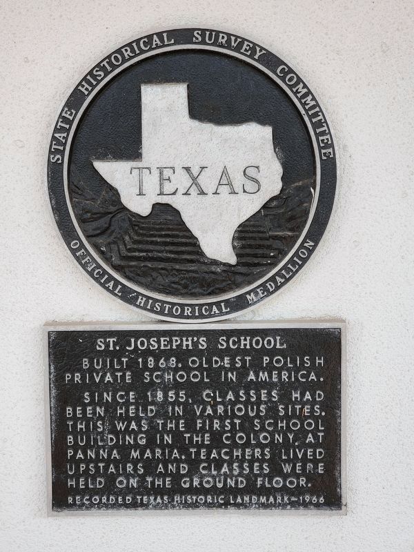 St. Joseph's School Marker image. Click for full size.