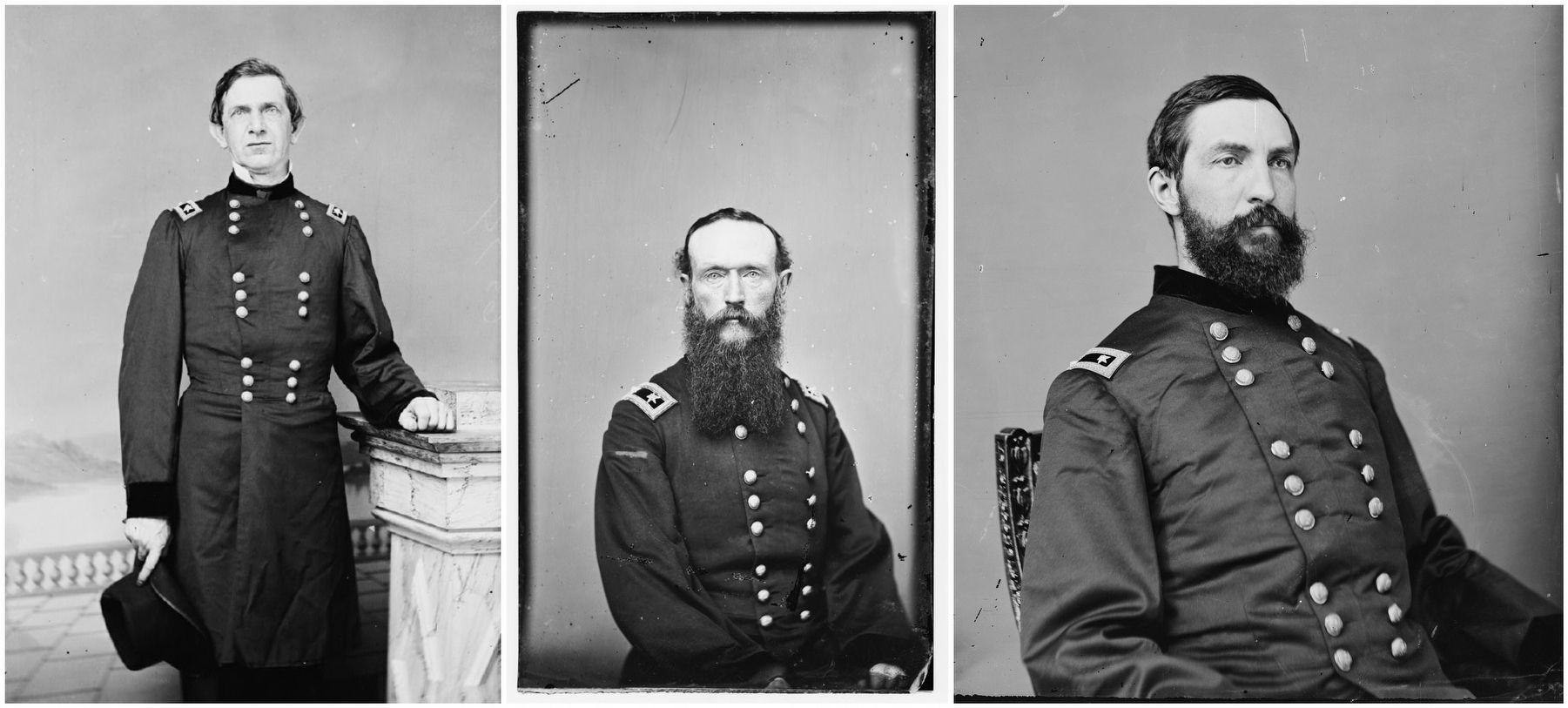 General Edward Canby / General Frederick Steele / General Christopher Andrews image. Click for full size.