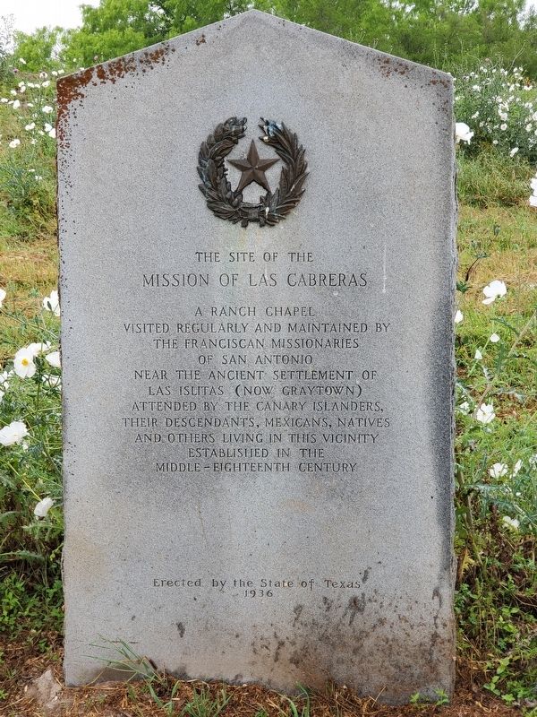 The Site of the Mission of las Cabreras Marker image. Click for full size.