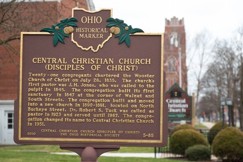 Central Christian Church (Disciples of Christ) face. Click for full size. Central Christian Church (Disciples of Christ) face image. Click for full size.