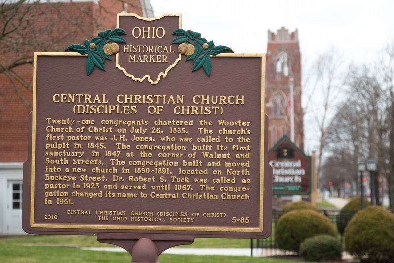 Central Christian Church (Disciples of Christ) face image. Click for full size.
